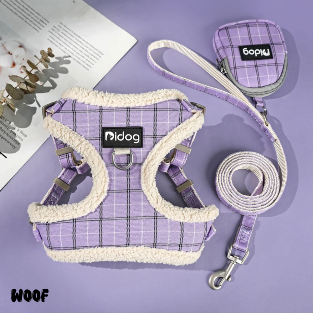 Didog Fluffy Harness Set