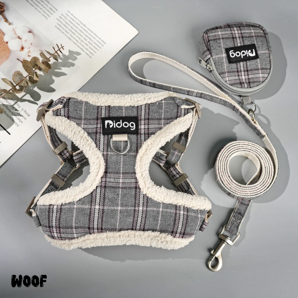 Didog Fluffy Harness Set
