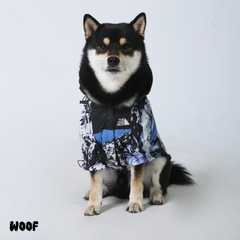 La chaqueta con cara de perro